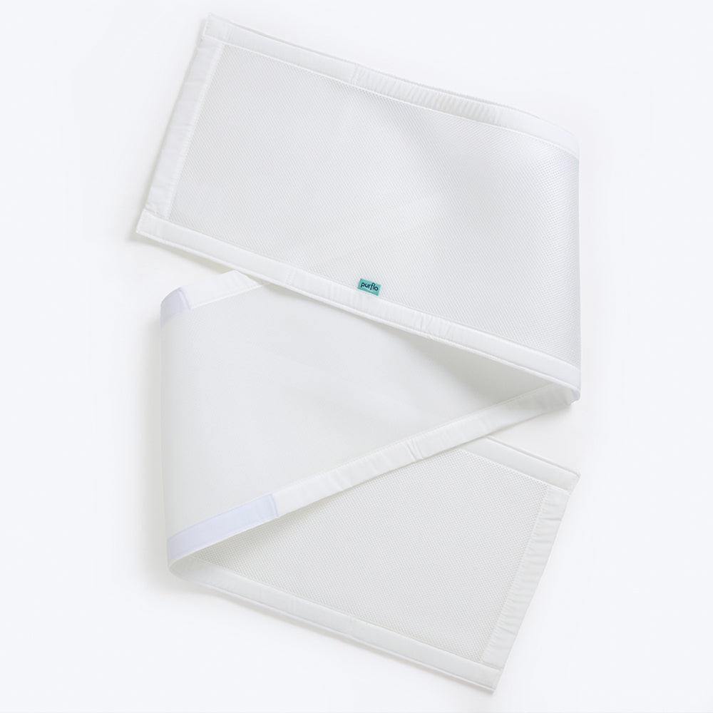 Breathable Cot Wrap - Soft White