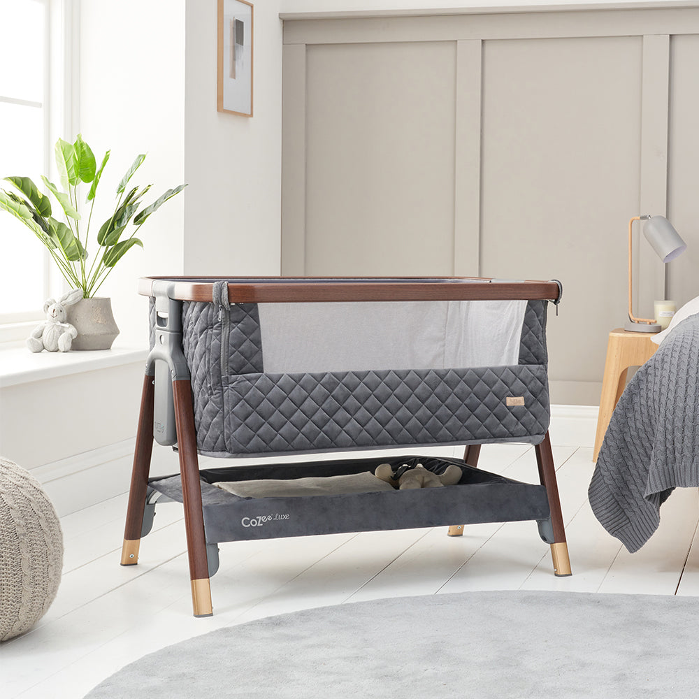 CoZee Luxe Bedside Crib