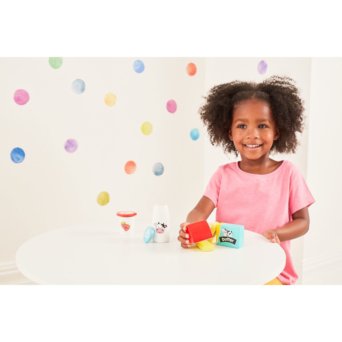 Wooden Dairy Set
