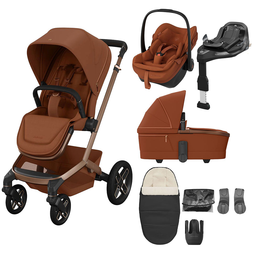Fame 8 Piece Premium Travel System with Pebble Slide Pro Bundle