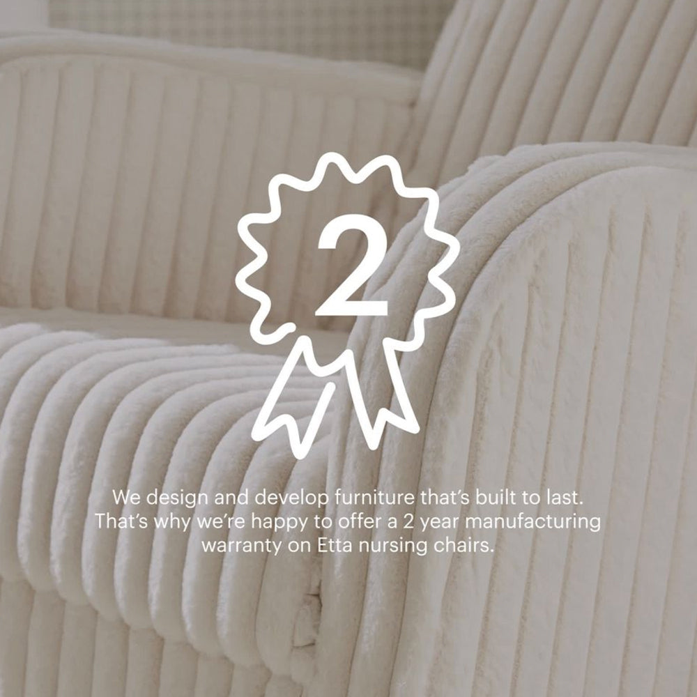 Etta Nursing Chair - Faux Fur