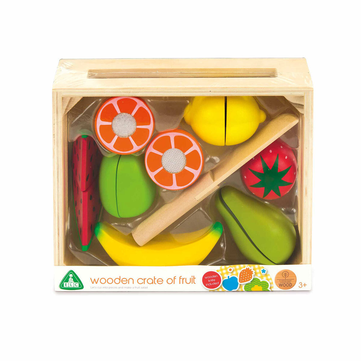 Wooden Crate of Fruit