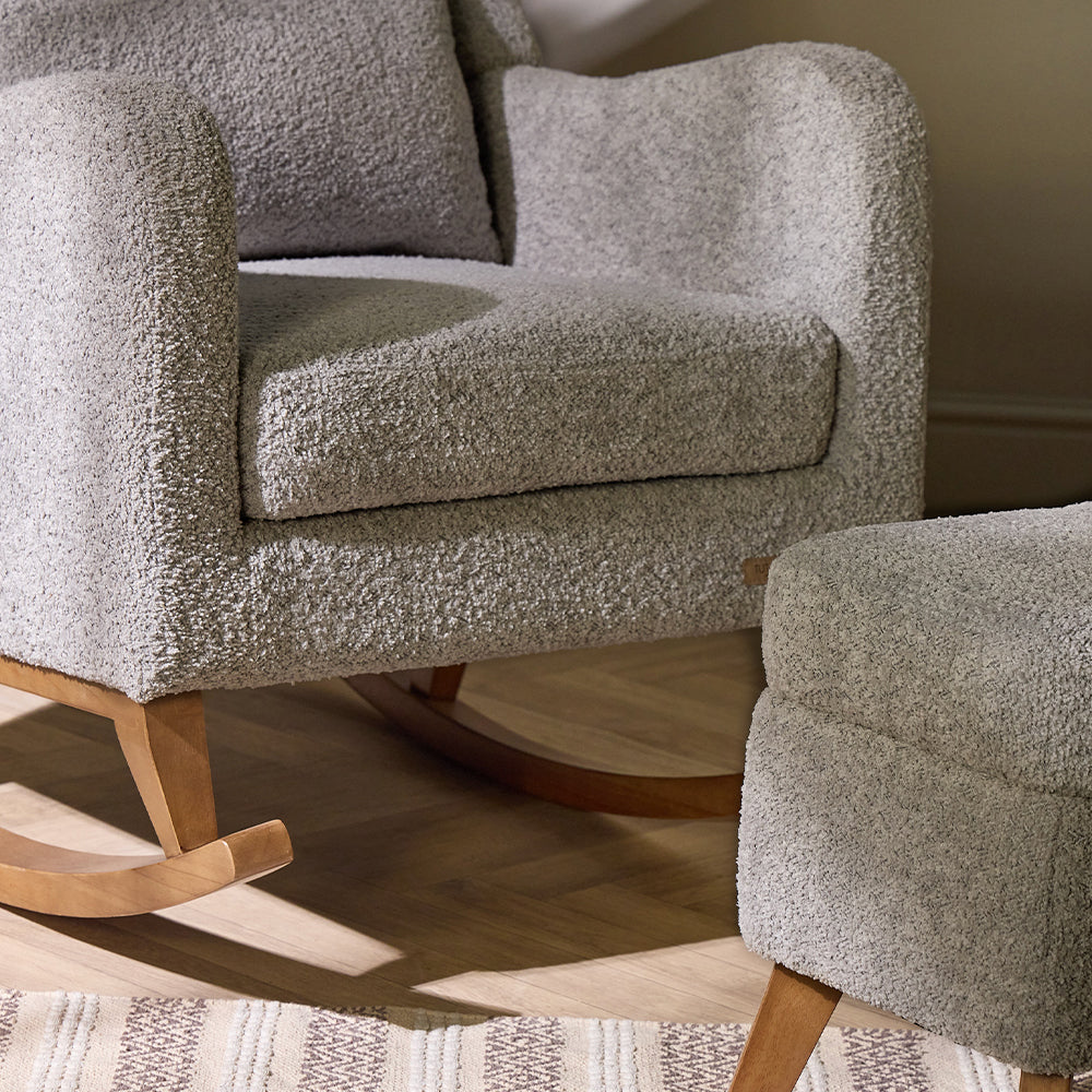 Harper Wingback Rocking Chair & Footstool