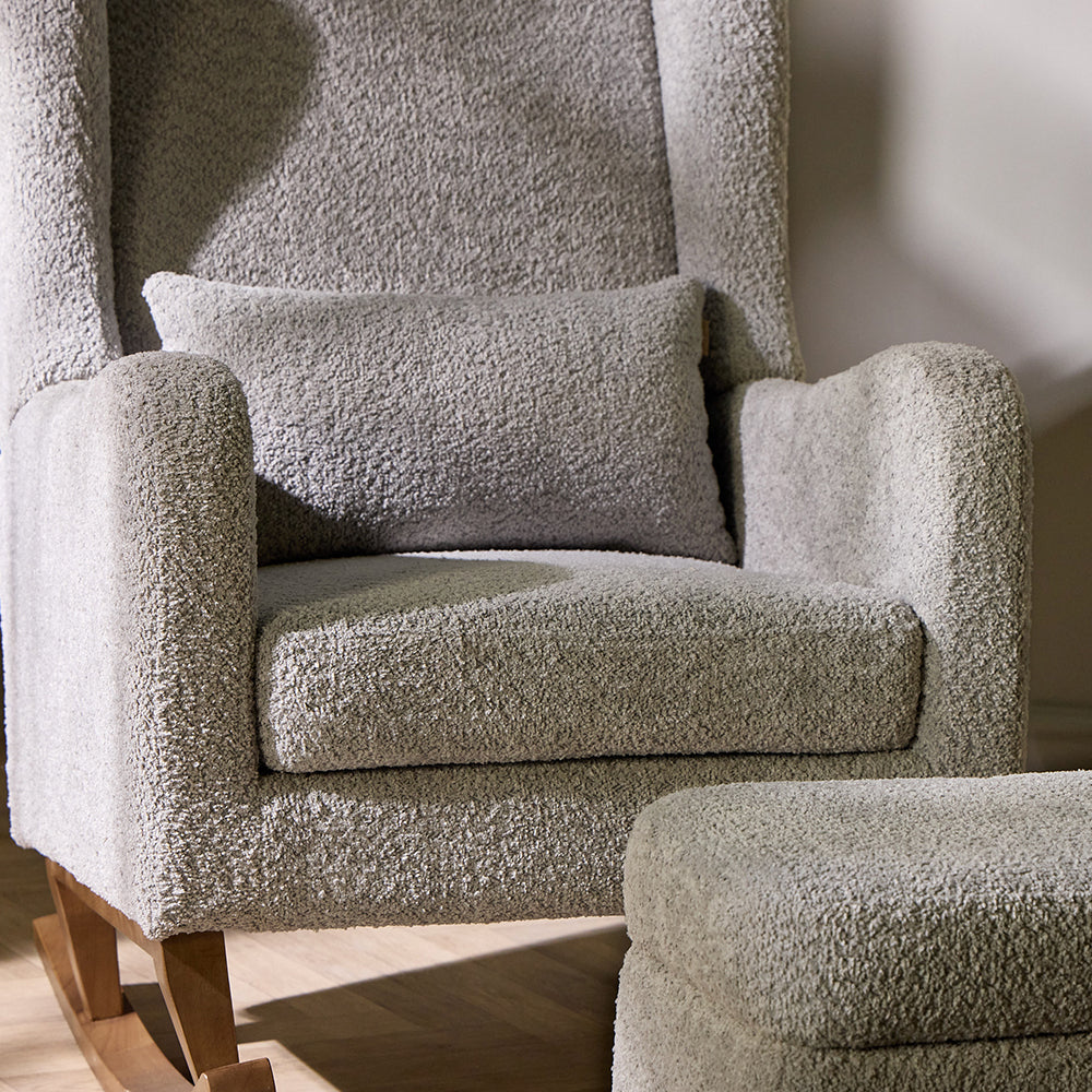 Harper Wingback Rocking Chair & Footstool