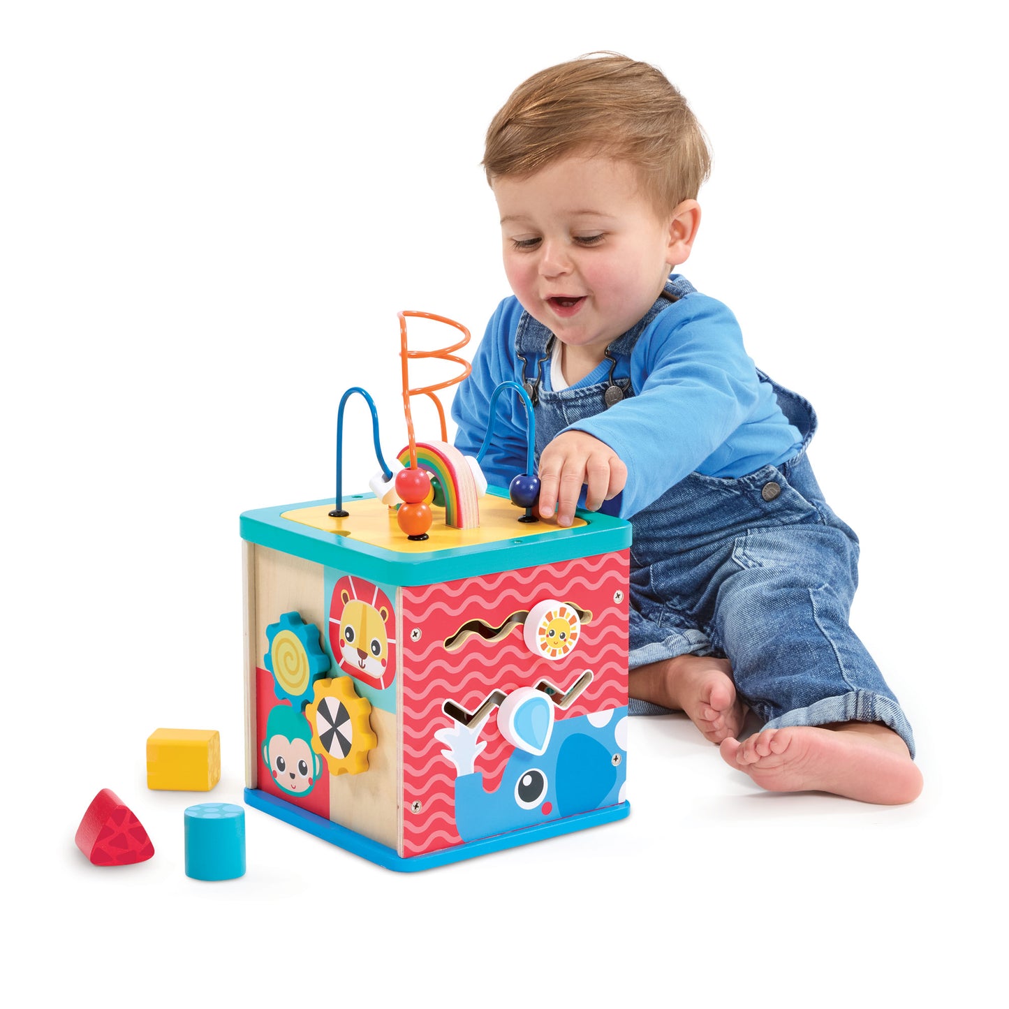 Wooden Activity Cube