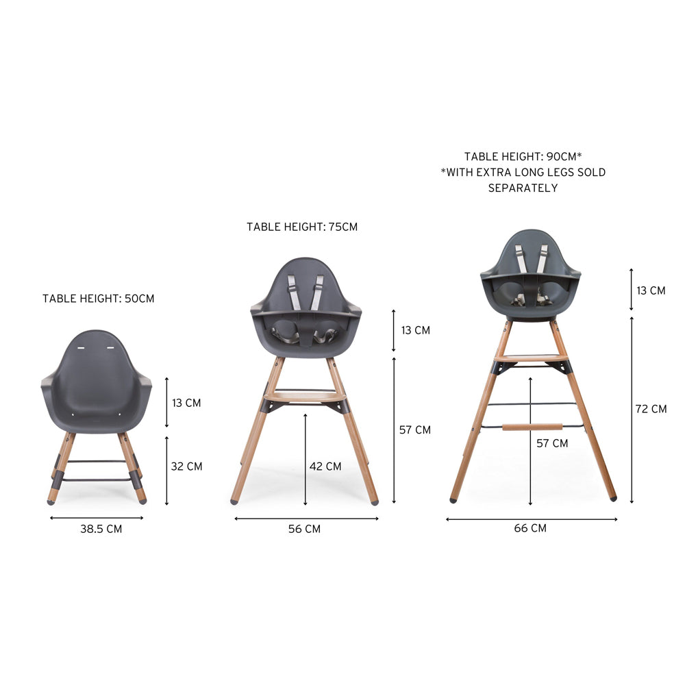 Evolu Breakfast Bar Highchair Bundle