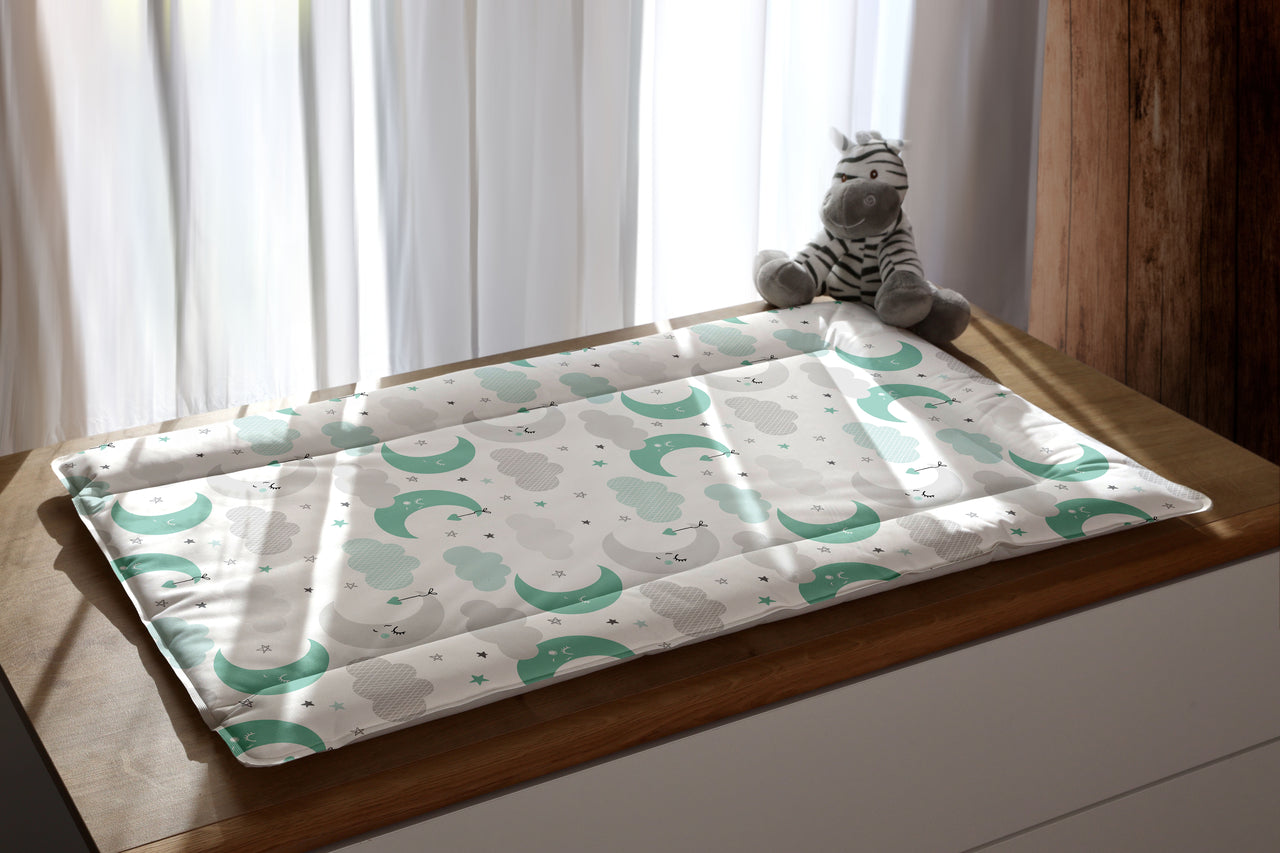 Warm Feel Change Mat - Over The Moon (Green)