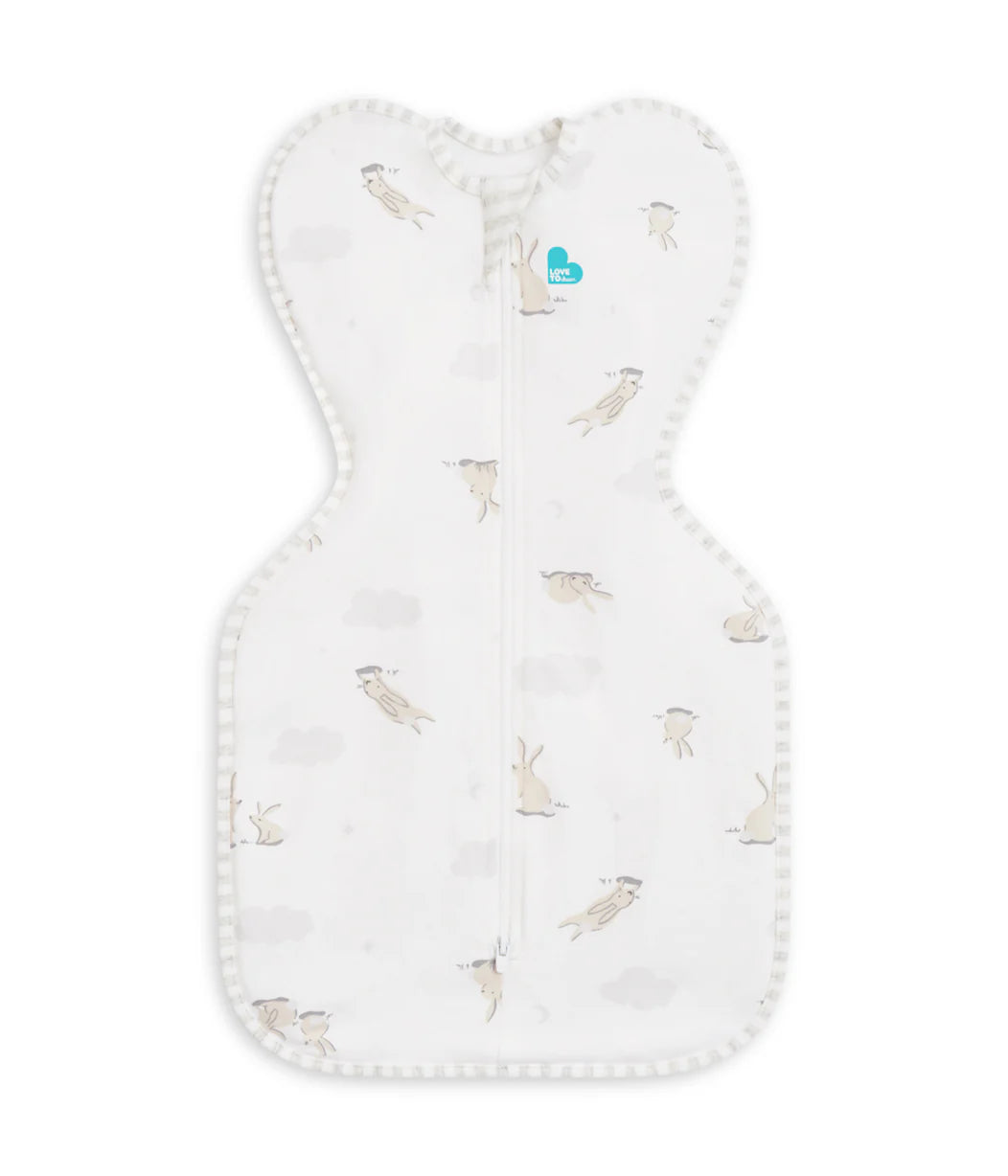 Swaddle Up™ Stage 1 Stretch Cotton 1 Tog - Cloud Bunnies