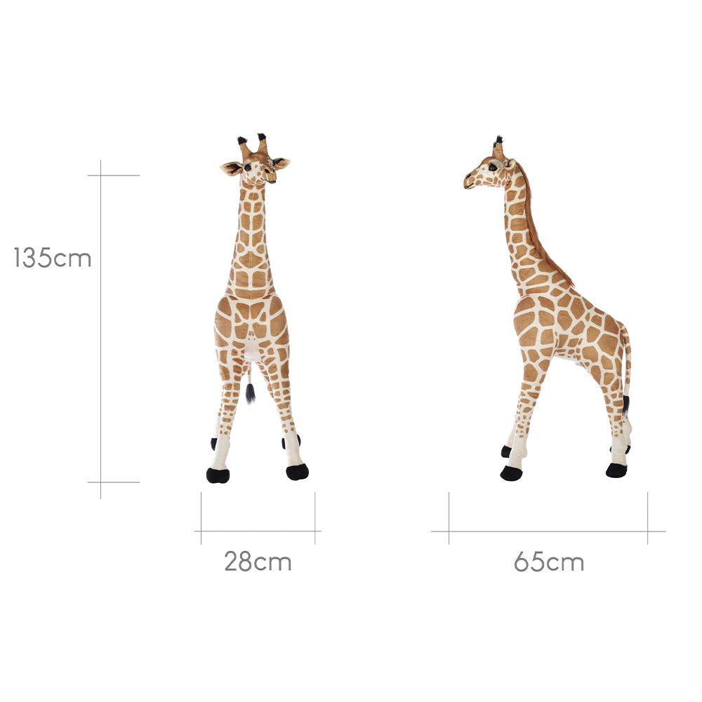 Medium Standing Giraffe Stuffed Animal - 135cm