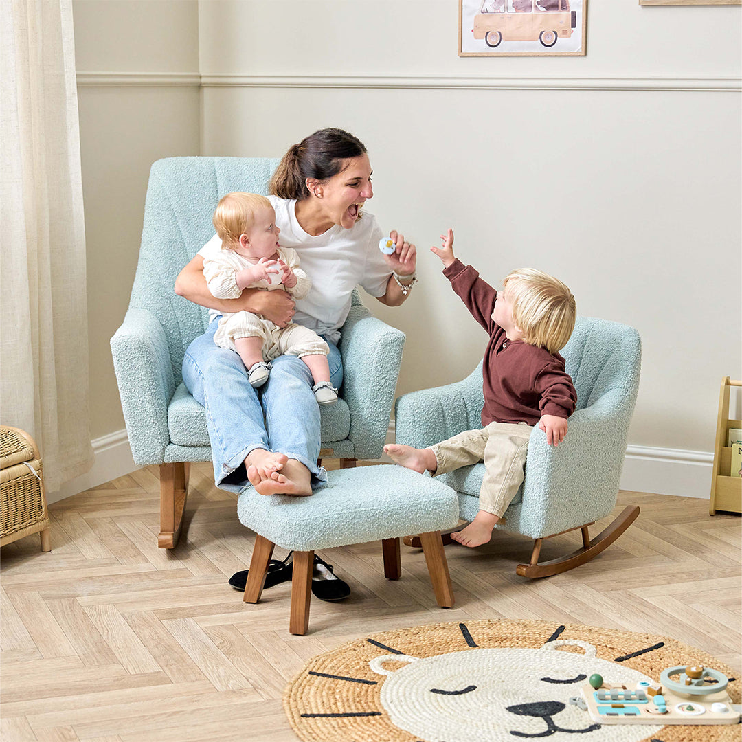 Jonah Luxe Rocking Chair & Footstool