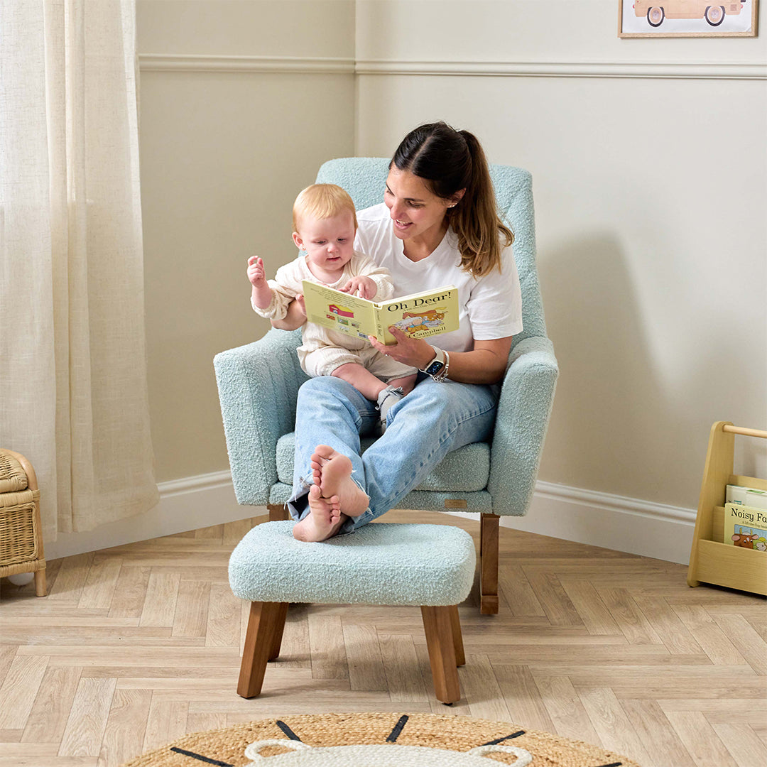 Jonah Luxe Rocking Chair & Footstool