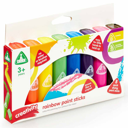 Rainbow Paint Sticks 8pk