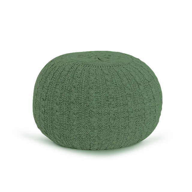 Knitted Pouffe