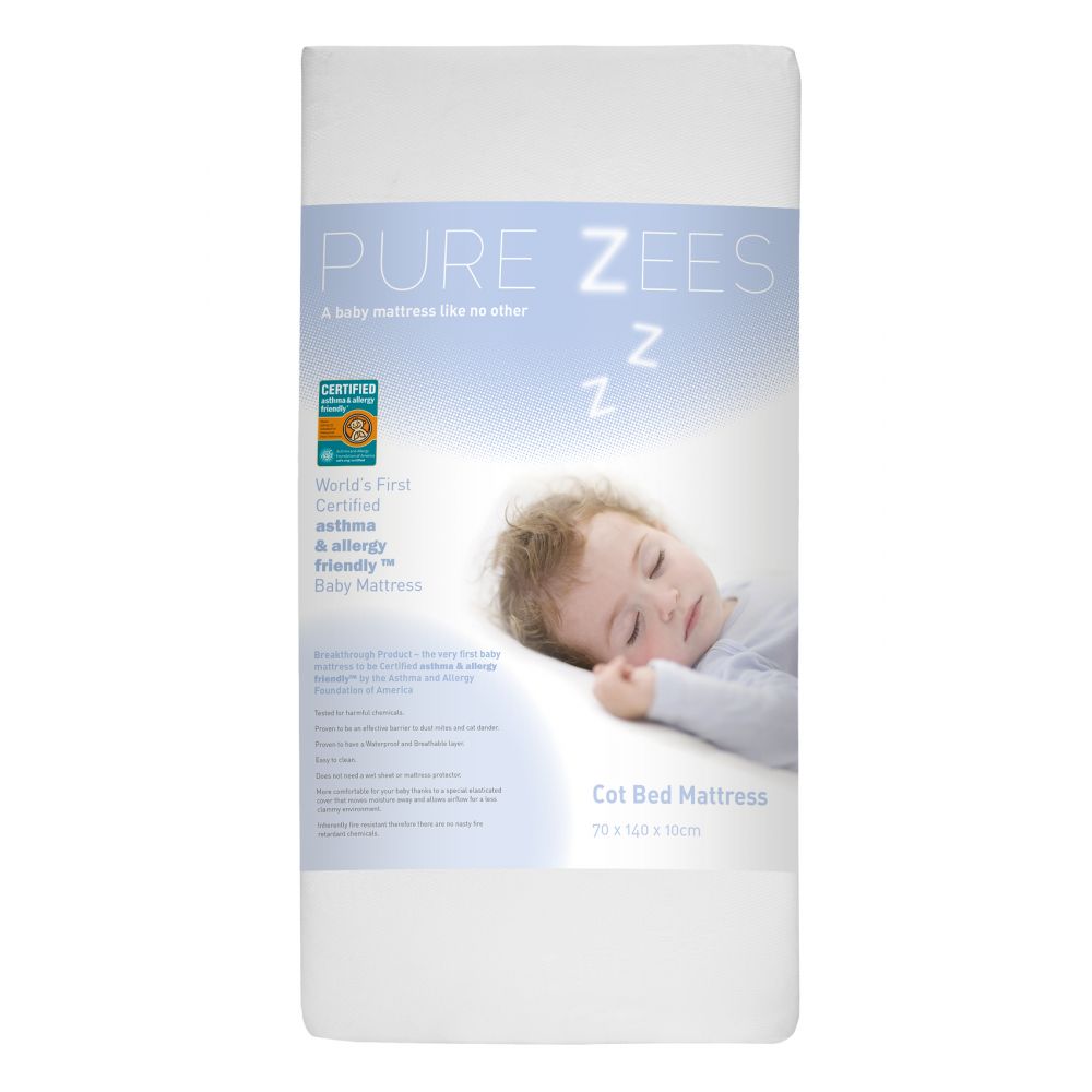 Asthma & Alllergy Cot Mattress - 140 x 70cm