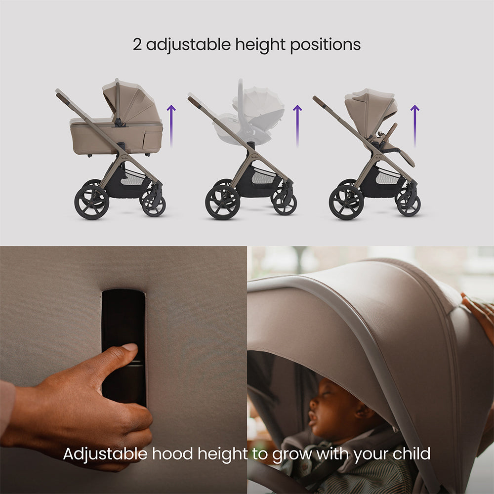 Cove Pushchair & Carrycot Bundle - Maple (Ex Display)