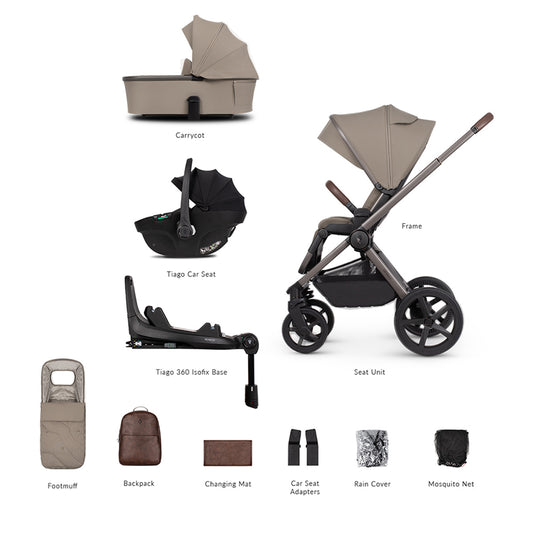 Upline 2 - 3in1 Bundle with Tiago Car Seat & 360 Base
