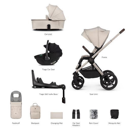Upline 2 - 3in1 Bundle with Tiago Car Seat & 360 Base