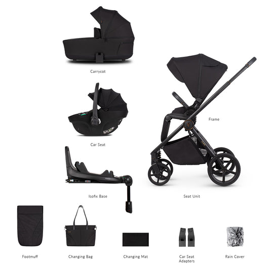 Claro - 3in1 Bundle with Tiago Car Seat & 360 Base