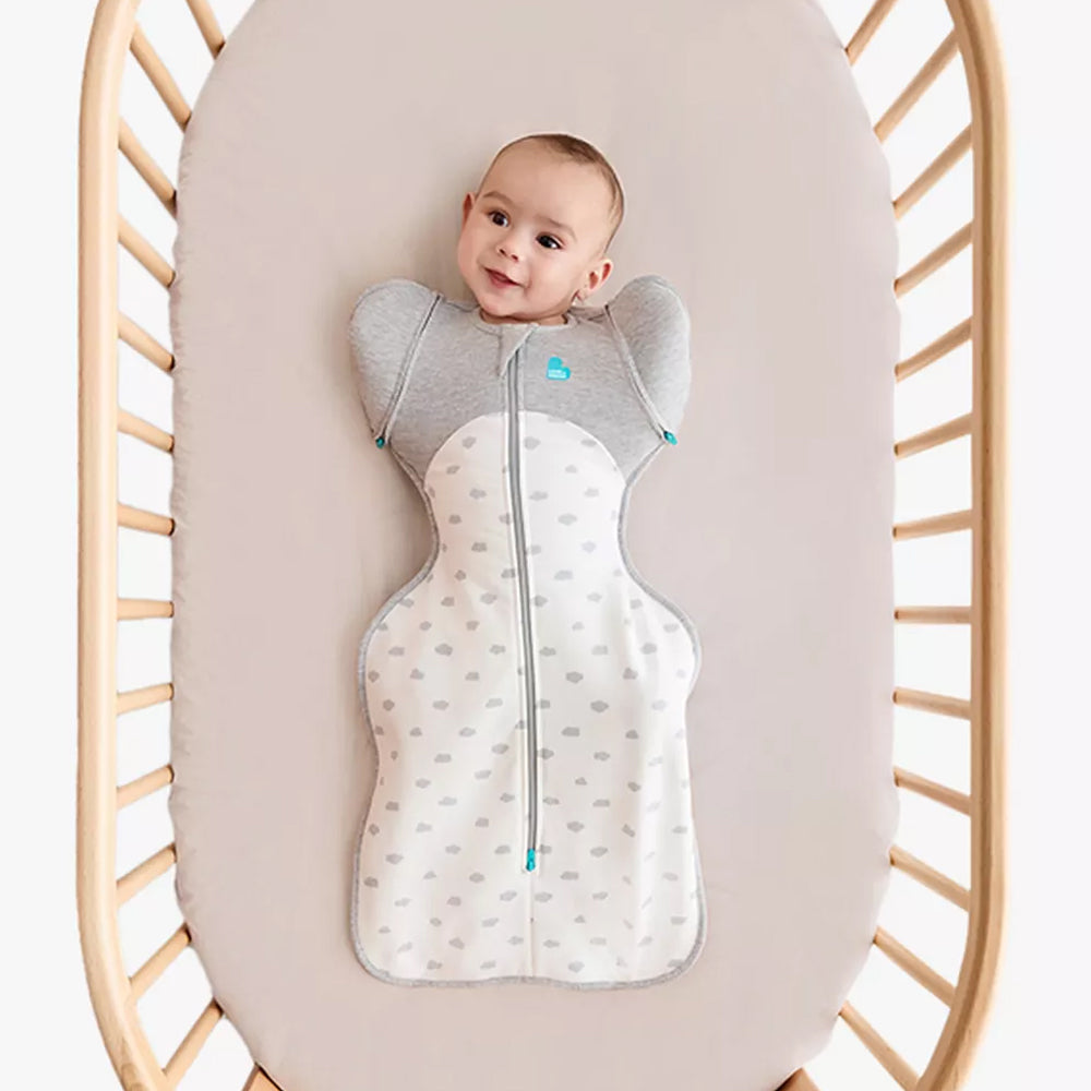 Swaddle Up™ Stage 2 Transition Bag Fleece 1.5 Tog - Mini Cloud