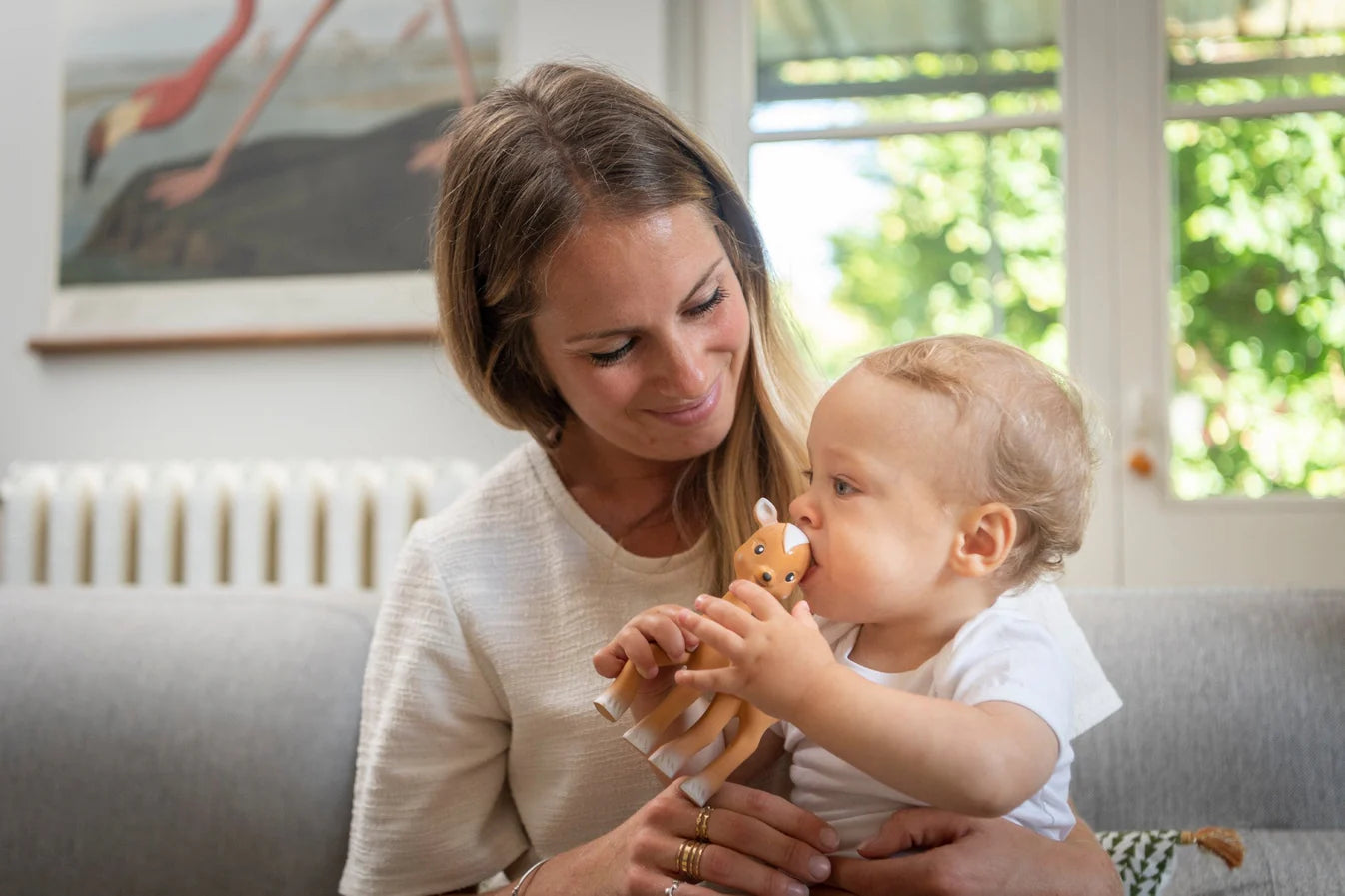 Fanfan the Fawn Natural Rubber Teether Toy