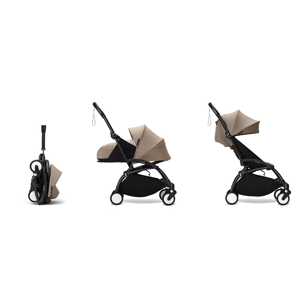 YOYO³ Stroller All-Stages Bundle – Birth to Toddler (Frame, 0+ Pack, & 6m+ Pack)