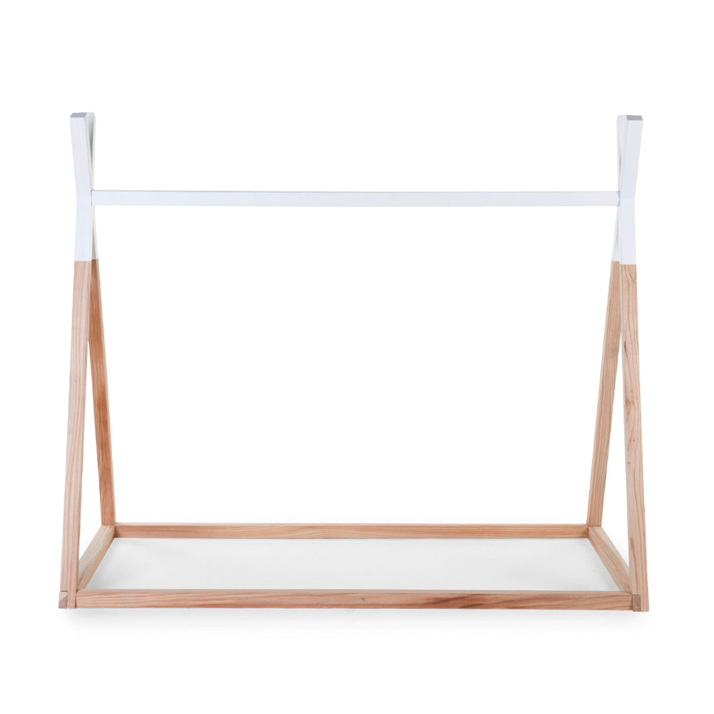 Tipi Bed - Natural & White