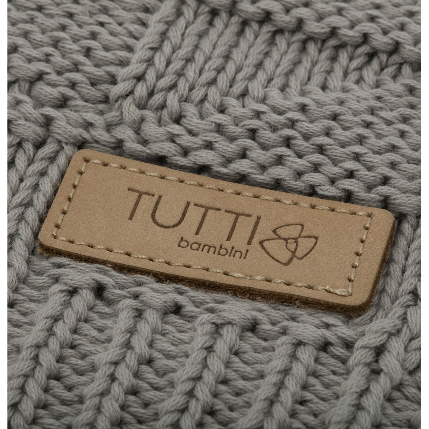 Knitted Blanket 75x100cm - Putty