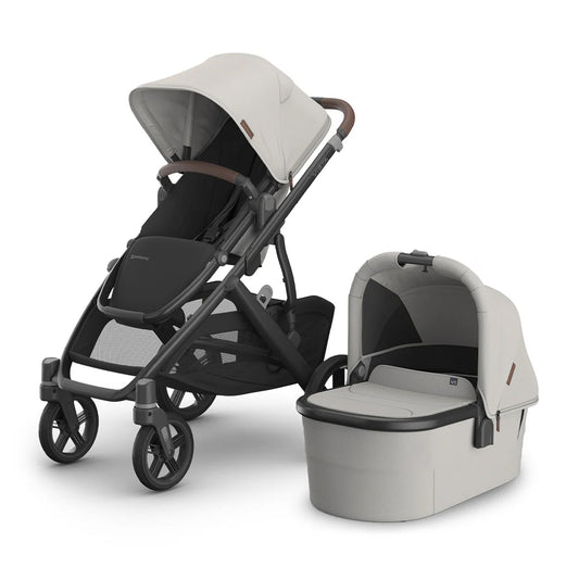 Vista V3 Uppababy Grey Silver | Pushchairs & Prams | Kaliedy Ireland's Baby Shop