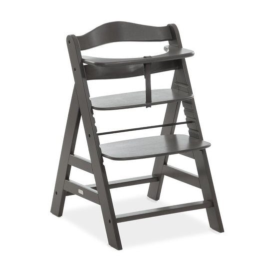 Alpha+ Select Wooden Highchair (6mths+) - Charcoal
