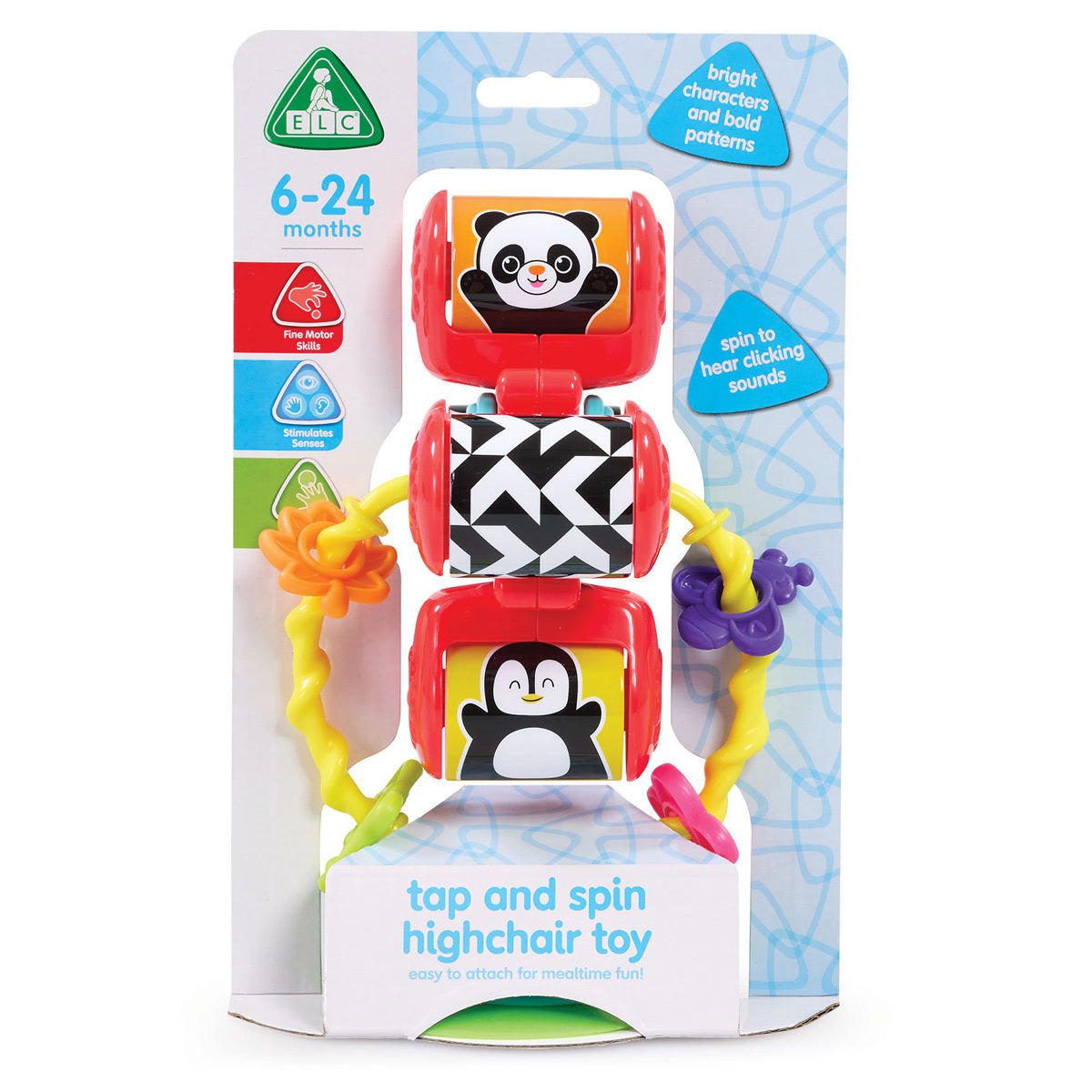 Tap and Spin Highchair Toy