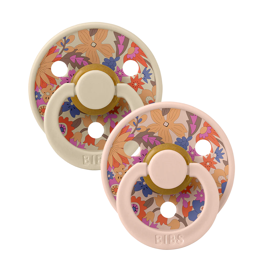BIBS x LIBERTY Colour Latex 2pk - June Blossom / Blush Mix