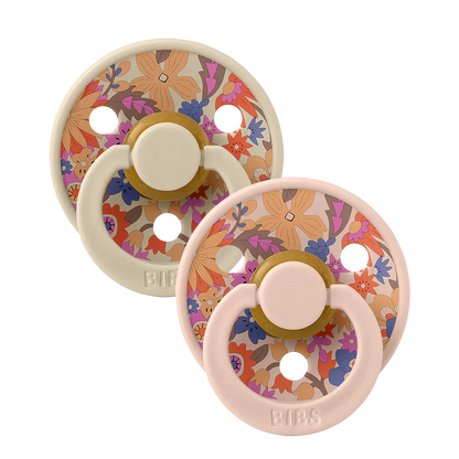 BIBS x LIBERTY Colour Latex 2pk - June Blossom / Blush Mix