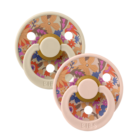 BIBS x LIBERTY Colour Latex 2pk - June Blossom / Blush Mix