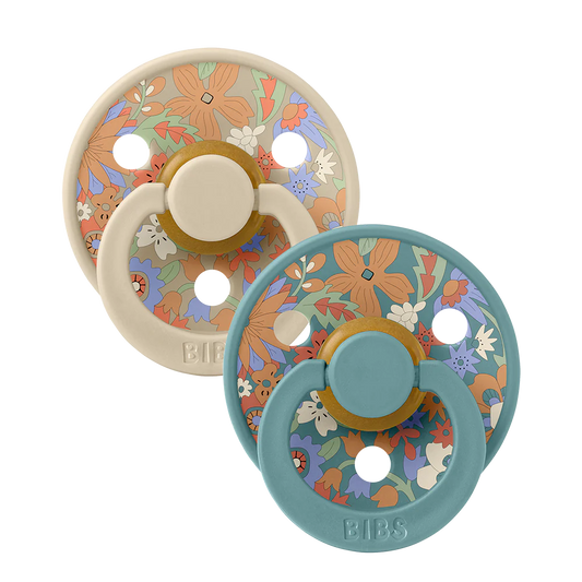 BIBS x LIBERTY Colour Latex 2pk - June Blossom / Vanilla Hush Mix