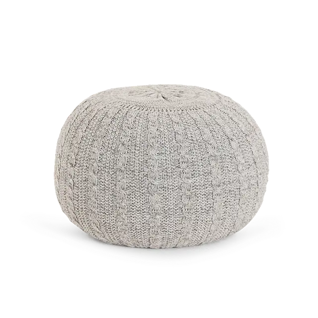 Knitted Pouffe