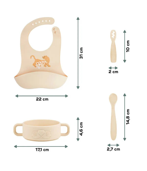Baby Silicone First Meal Set