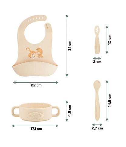 Baby Silicone First Meal Set