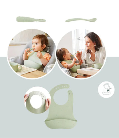 Baby Silicone First Meal Set
