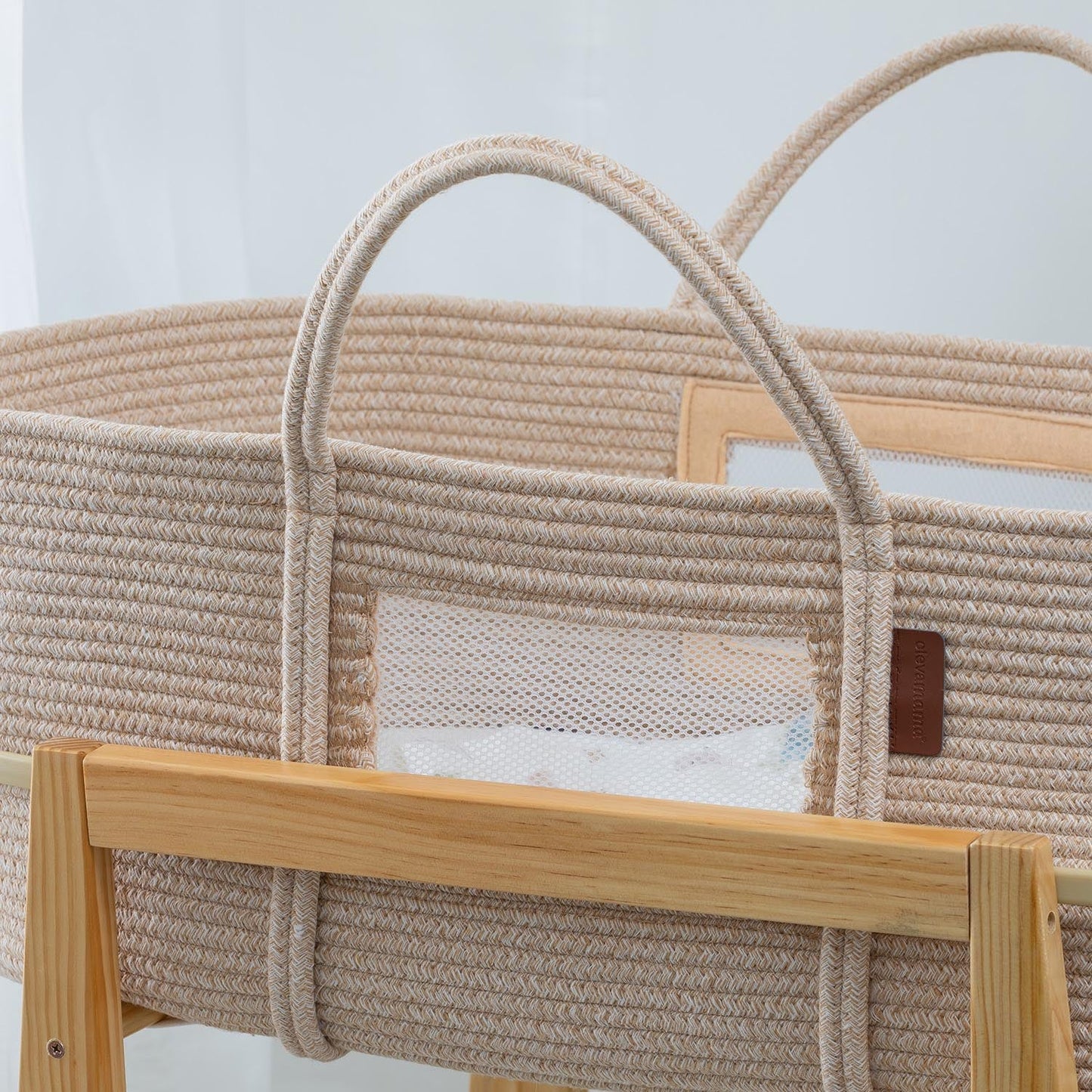 Moses Basket with ClevaFoam Mattress & Stand