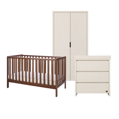 Origin Malmo and Origin Modena 3pc Nursery Furniture Set