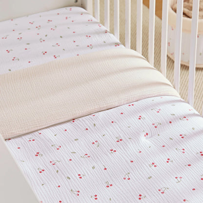 Cot Bed 4 Piece Bedding Set