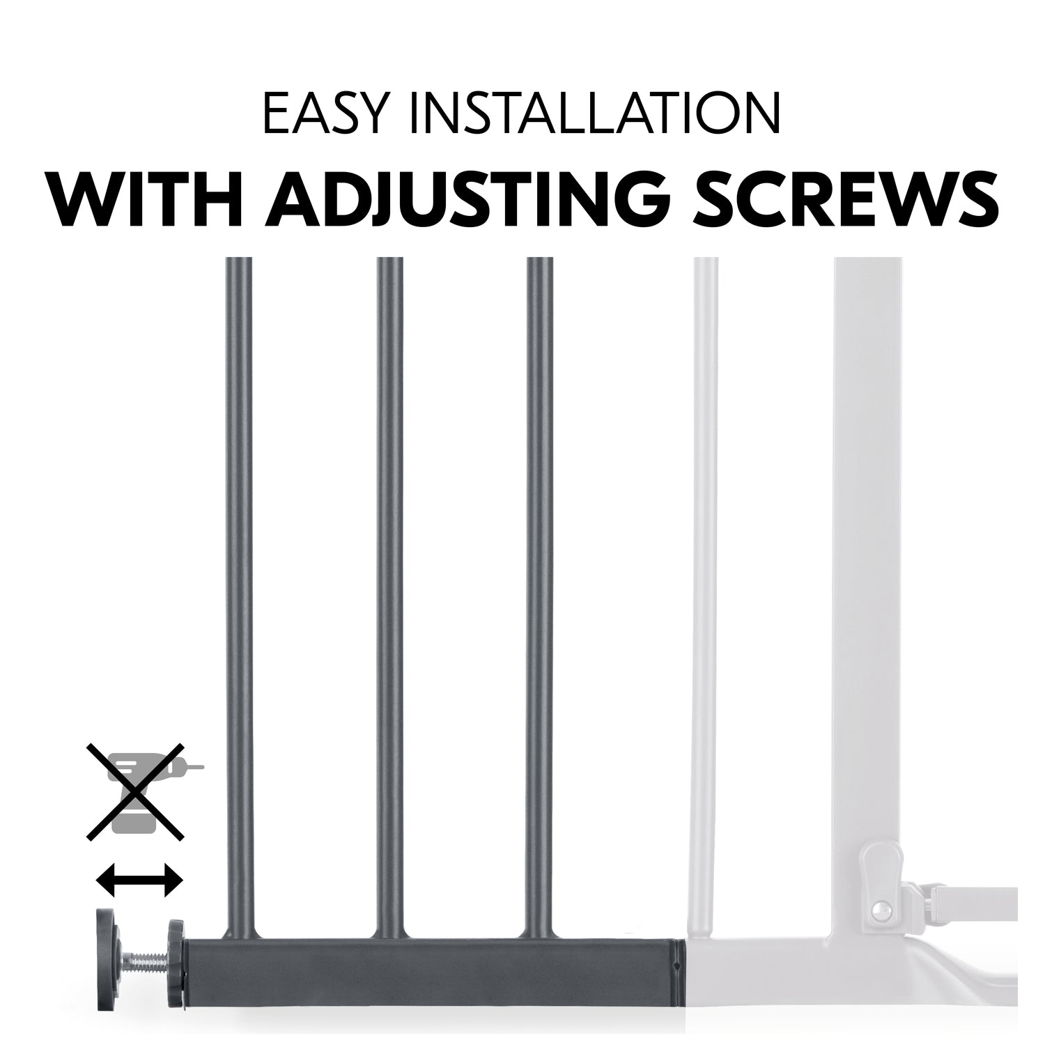 hauck open'n stop safety gate & 9cm extension kit Open N Stop 2 Safety Gate Extension 9cm – Kaliedy