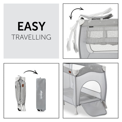 Sleep N Play Travel Cot - Stars