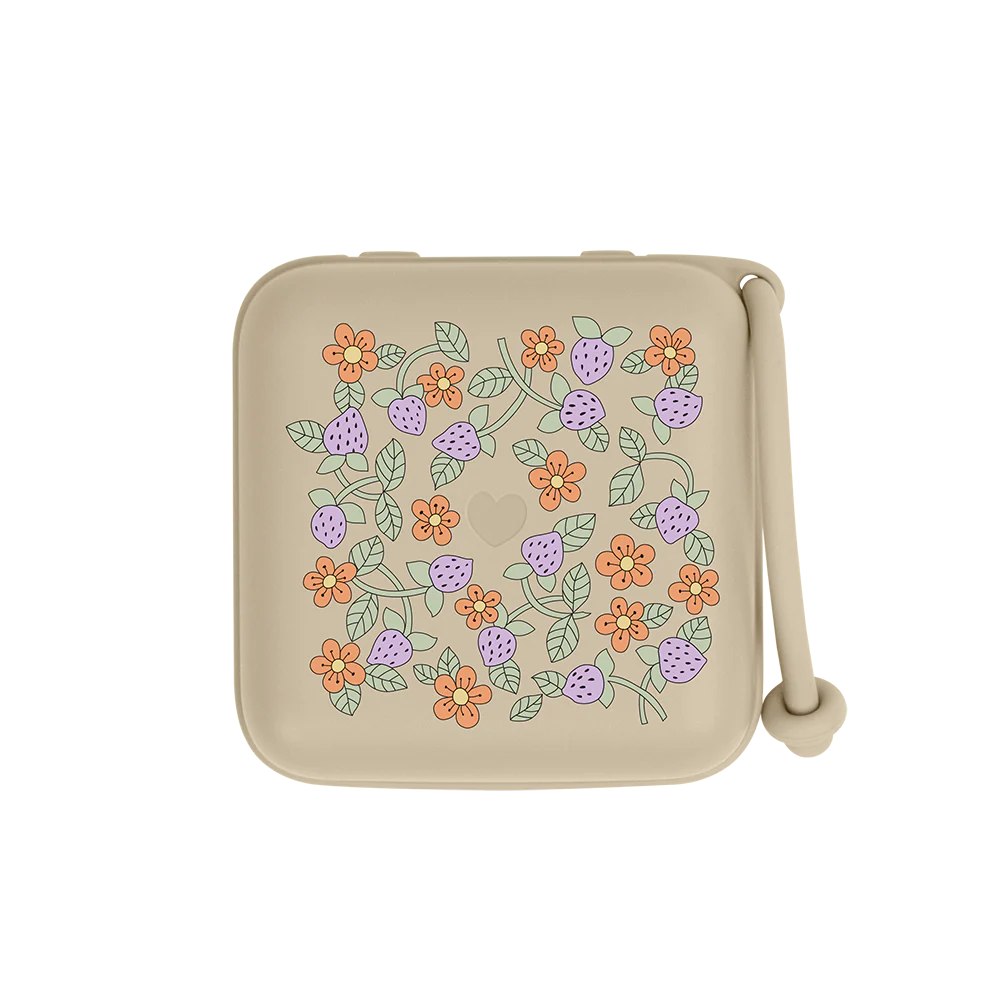 BIBS x LIBERTY Pacifier Box - Strawberries and Cream Vanilla