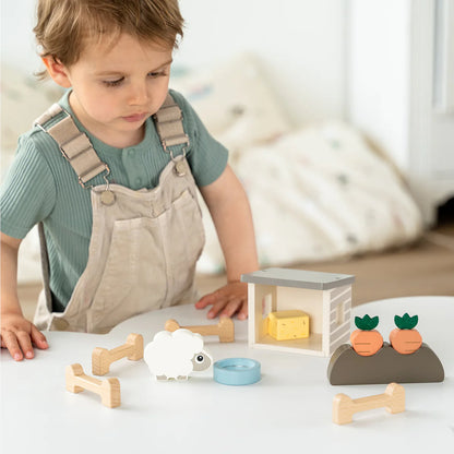 Tiny Farm Wooden Play Set - Sheepy