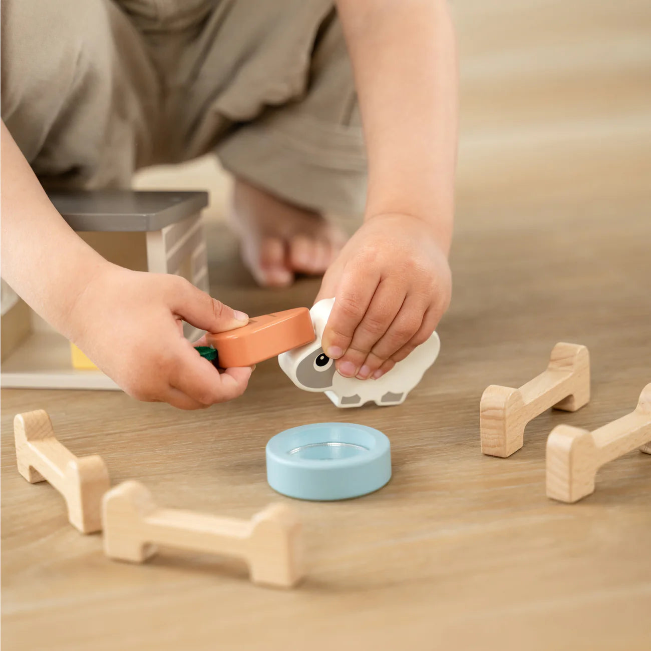 Tiny Farm Wooden Play Set - Sheepy