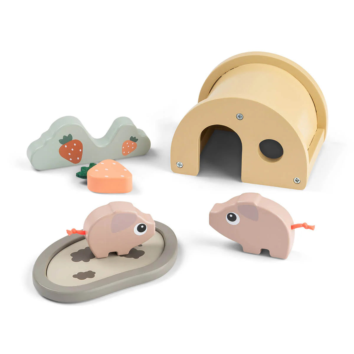 Tiny Farm Wooden Play Set - Pigee