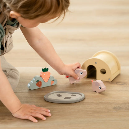 Tiny Farm Wooden Play Set - Pigee