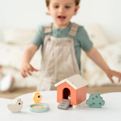 Tiny Farm Wooden Play Set - Clucky