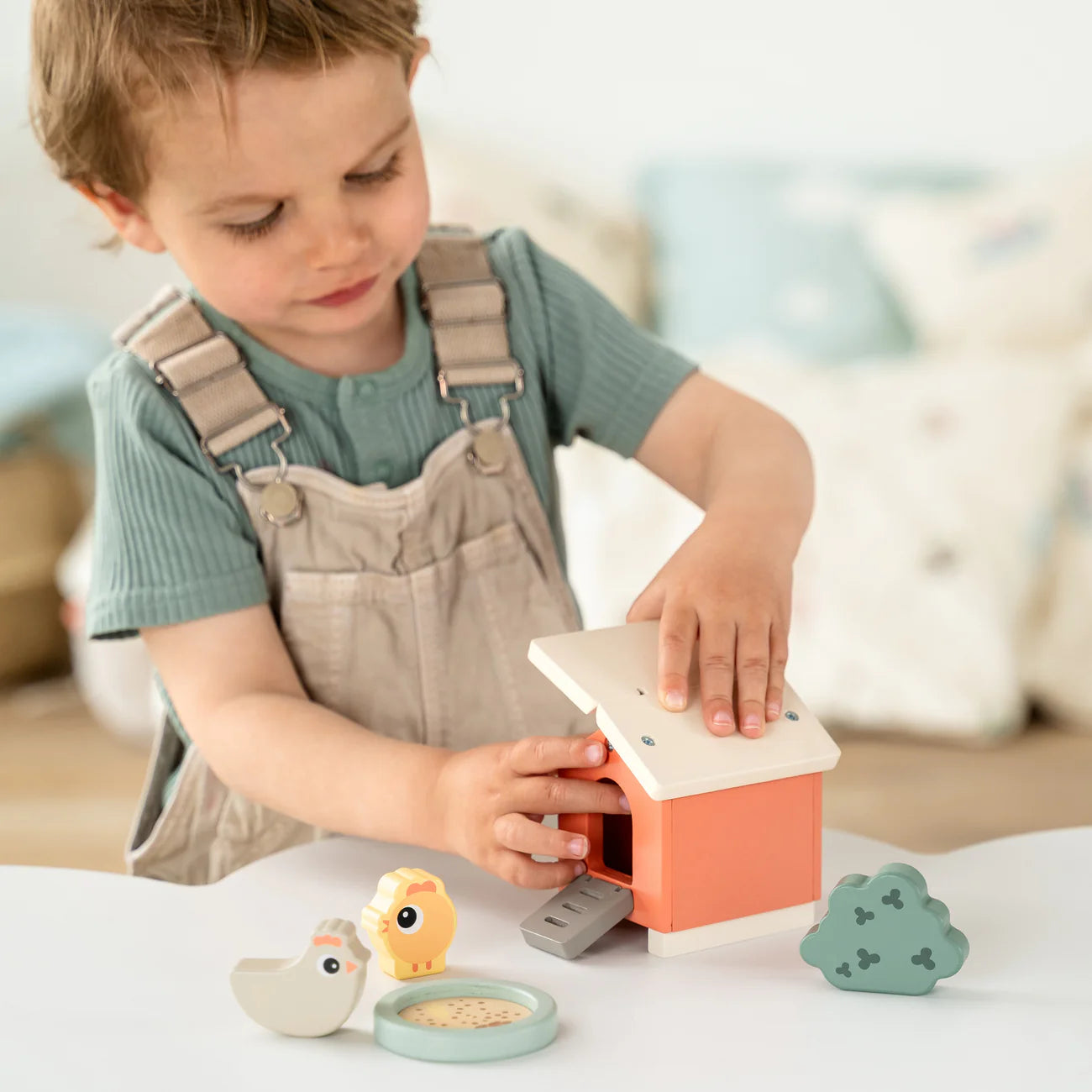 Tiny Farm Wooden Play Set - Clucky